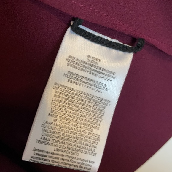 NWT BCBG MAXAZRIA Deep Red Maxi Dress - Picture 7 of 9